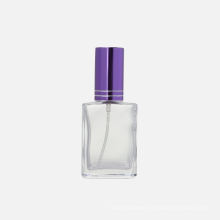 30 ml Fancy square refillable perfume empty glass bottle with spray